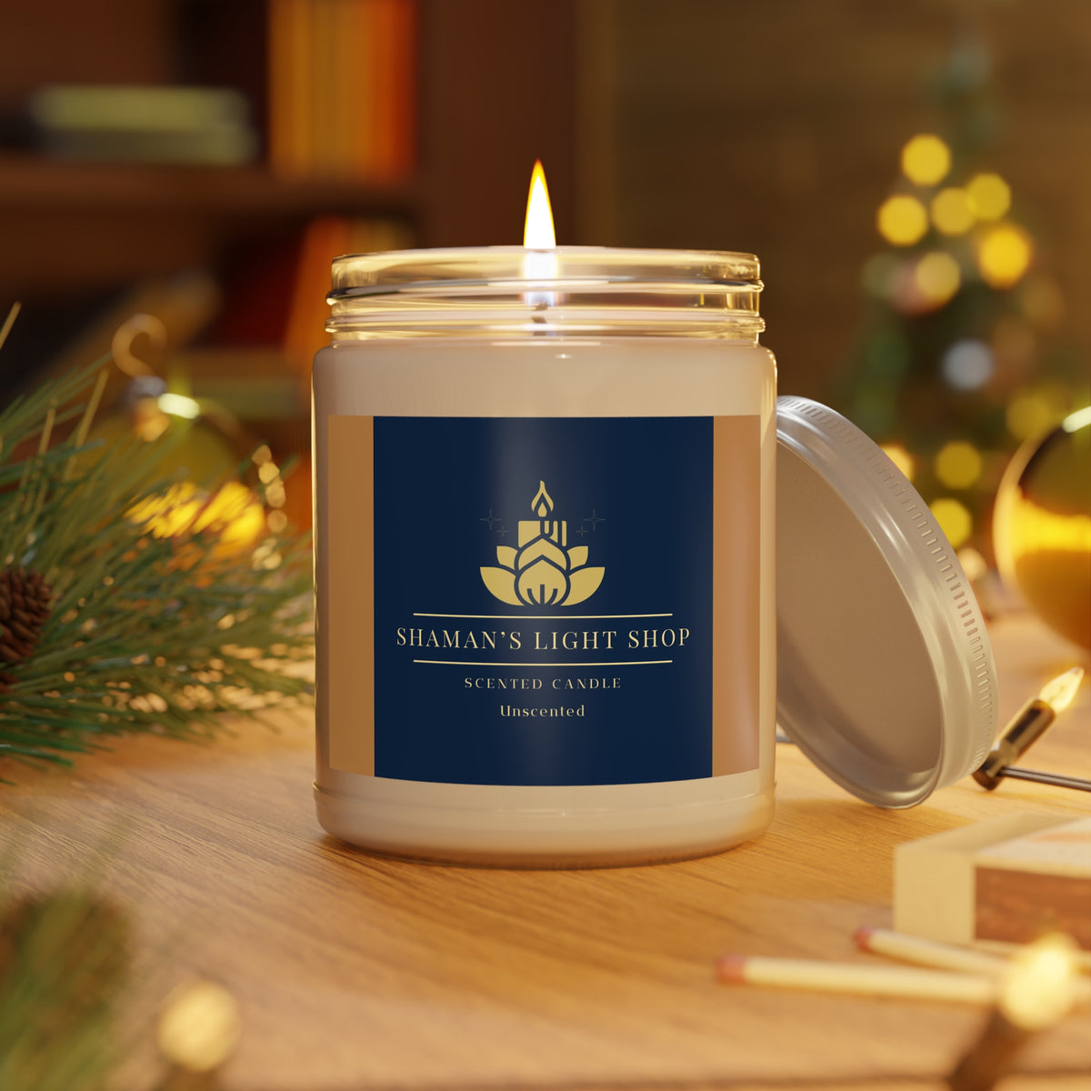 Unscented Candle, 9oz