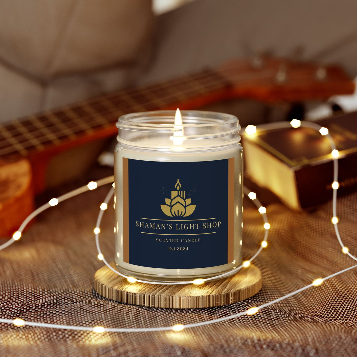 Scented Candles in Multiple Scents (4oz, 9oz) (Coconut Apricot Wax)