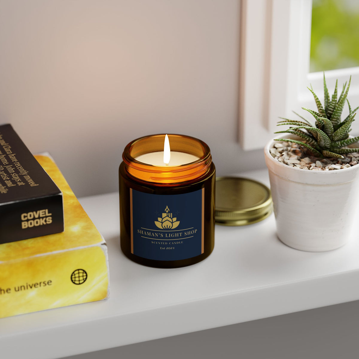Scented Candles in Multiple Scents (4oz, 9oz) (Coconut Apricot Wax)
