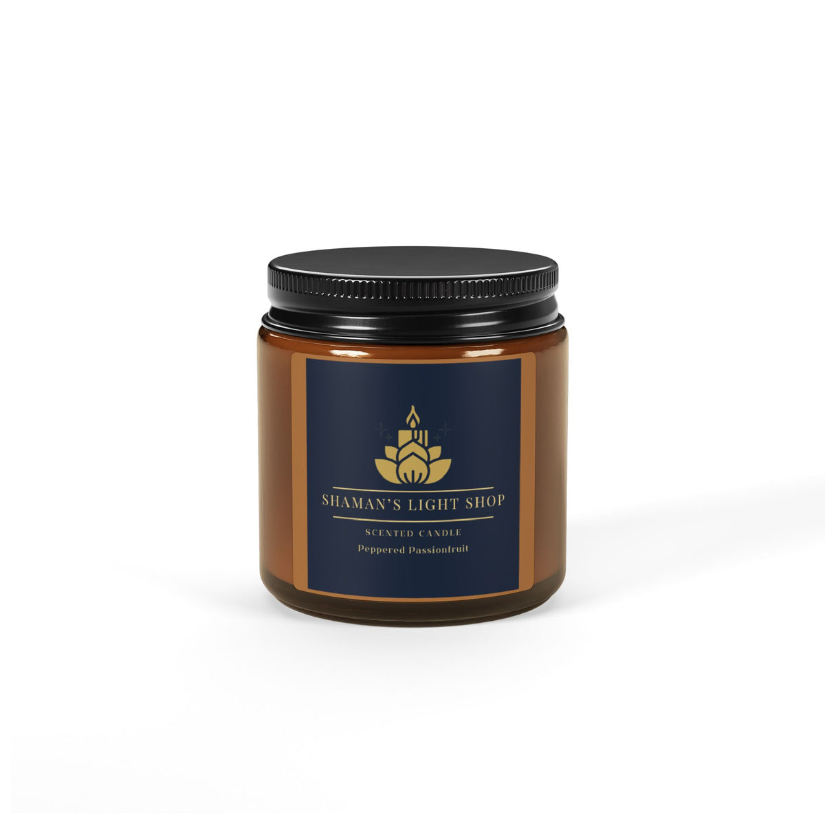 Peppered Passionfruit Scent  - Amber Jar Soy Candle