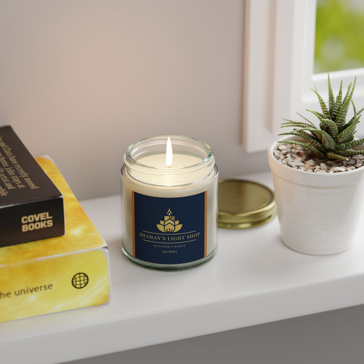 Scented Candles in Multiple Scents (4oz, 9oz) (Coconut Apricot Wax)