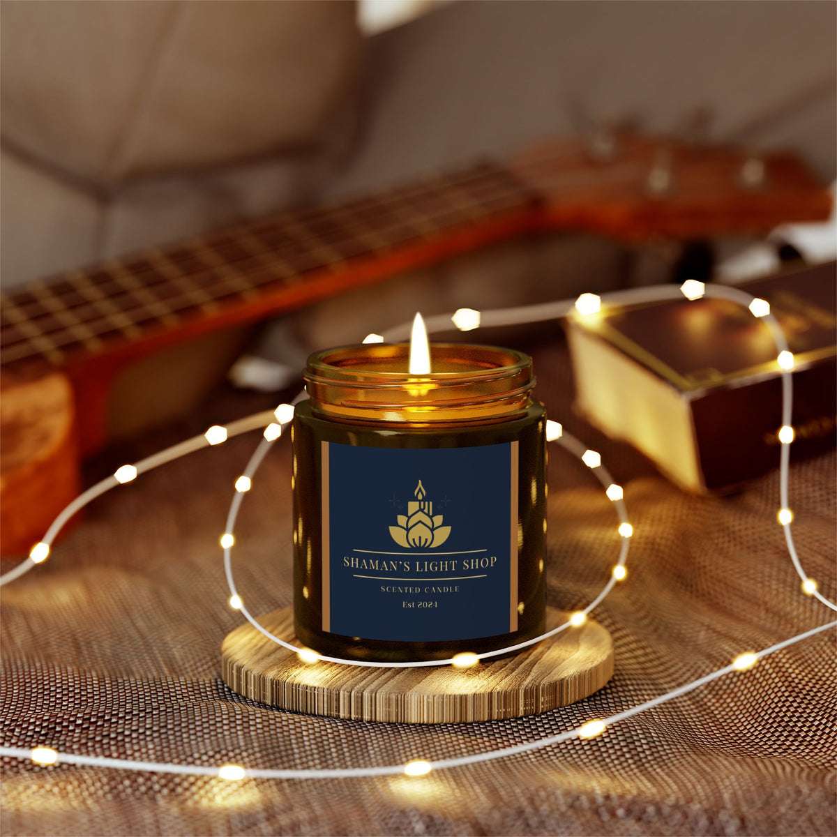 Scented Candles in Multiple Scents (4oz, 9oz) (Coconut Apricot Wax)
