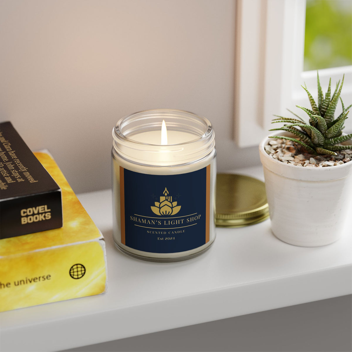 Scented Candles in Multiple Scents (4oz, 9oz) (Coconut Apricot Wax)