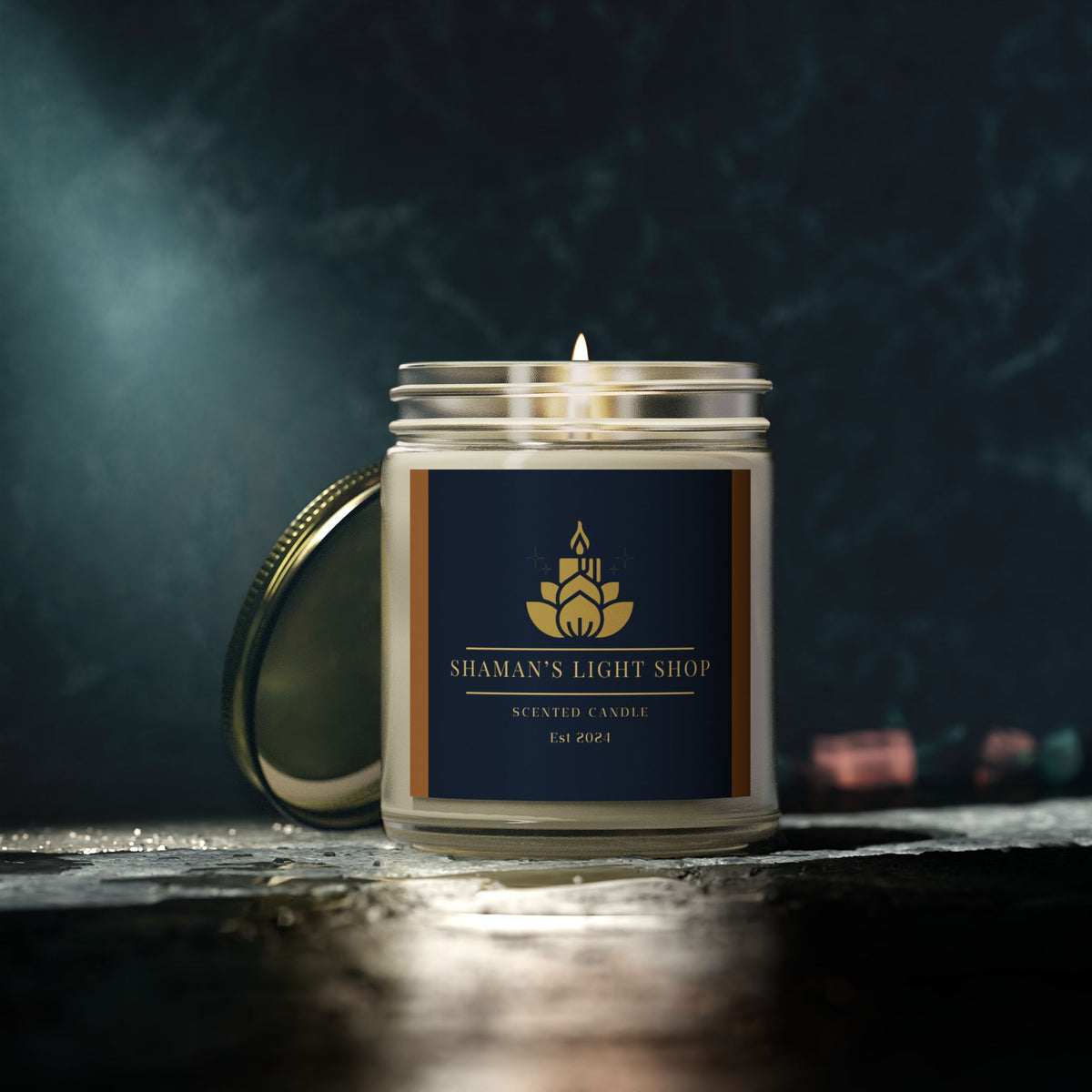 Scented Candles in Multiple Scents (4oz, 9oz) (Coconut Apricot Wax)