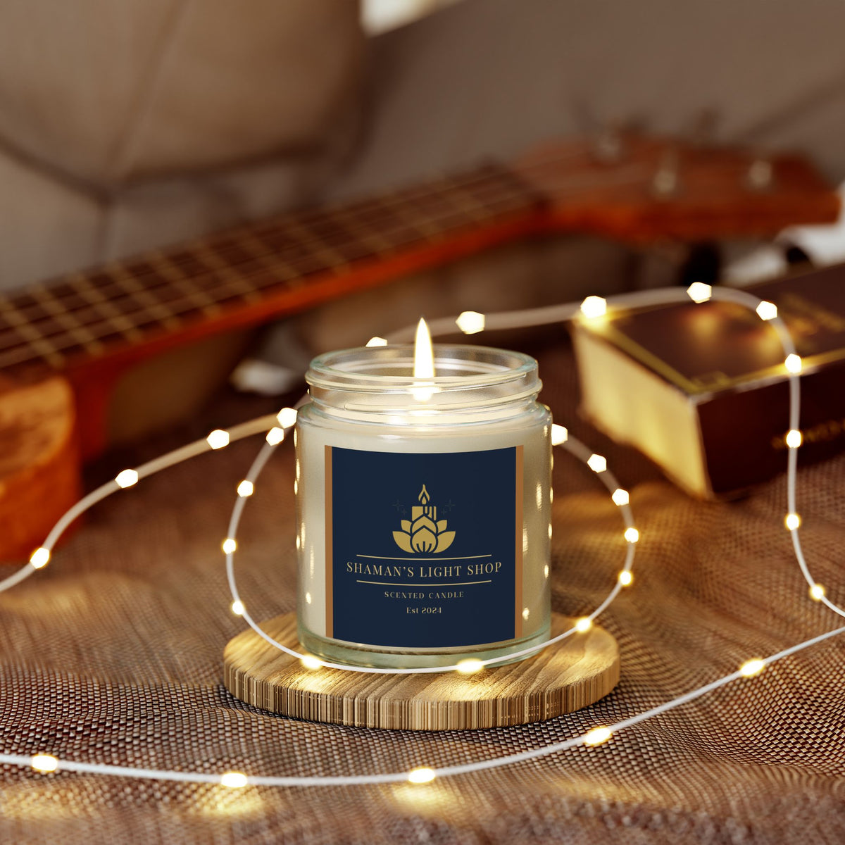 Scented Candles in Multiple Scents (4oz, 9oz) (Coconut Apricot Wax)