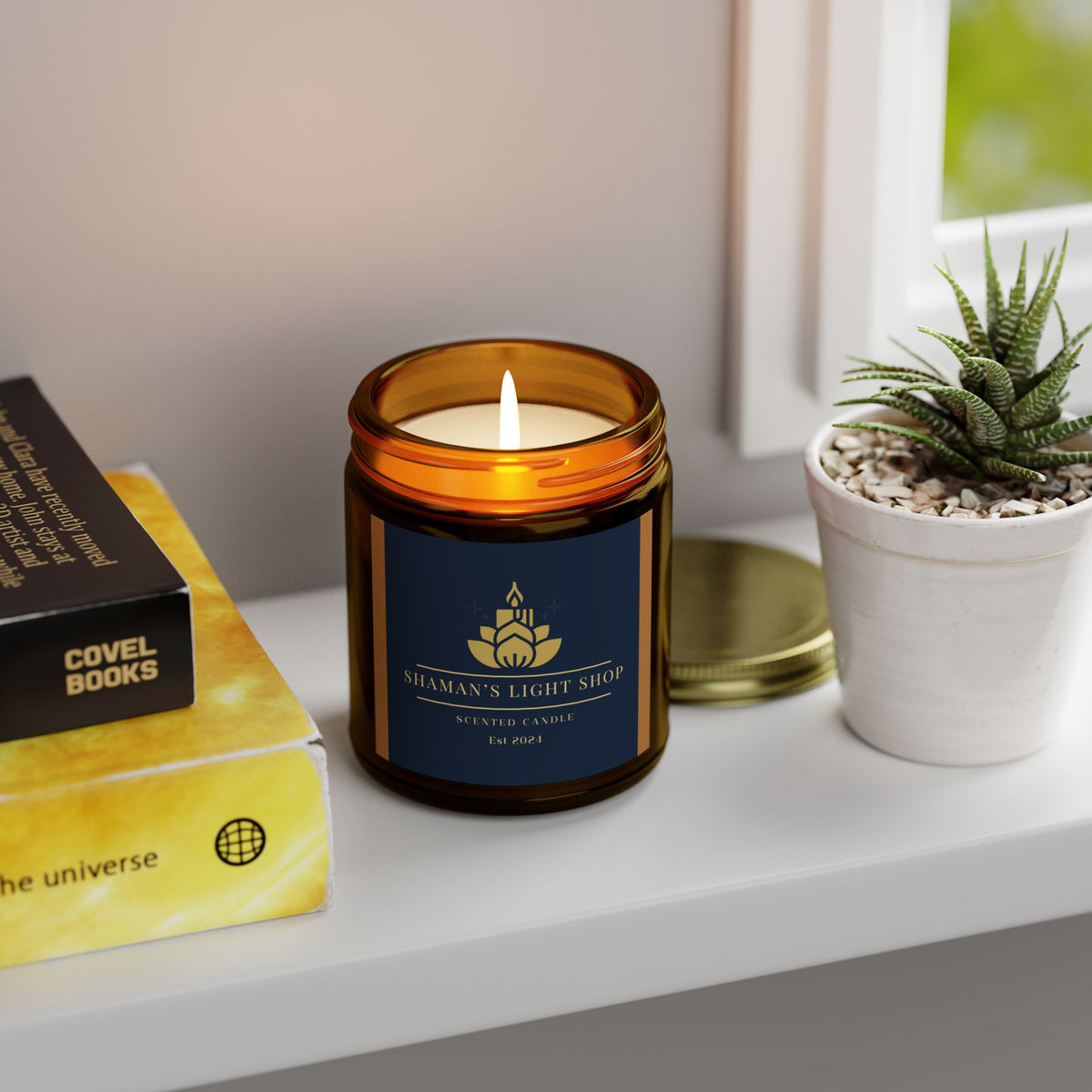 Scented Candles in Multiple Scents (4oz, 9oz) (Coconut Apricot Wax)