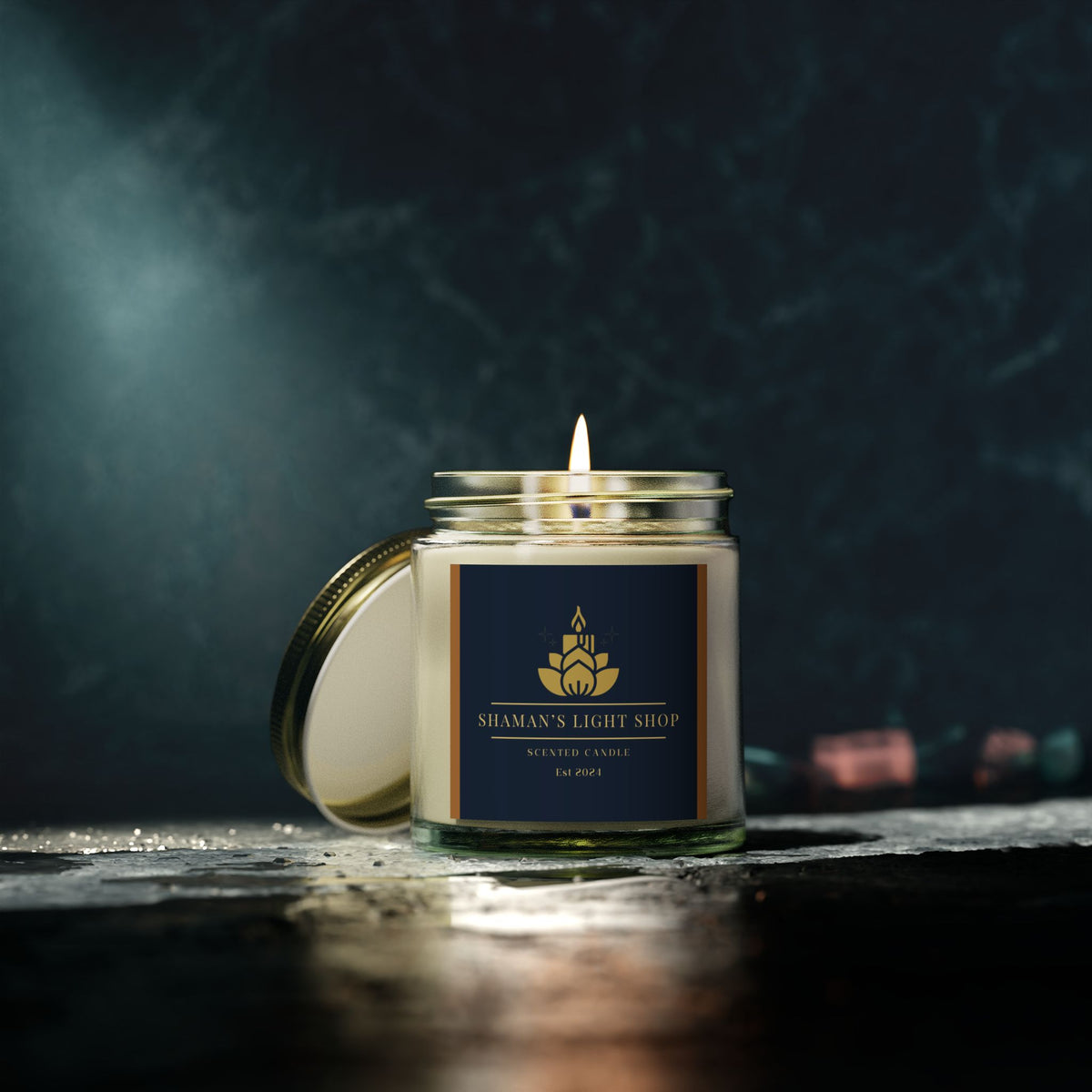 Scented Candles in Multiple Scents (4oz, 9oz) (Coconut Apricot Wax)