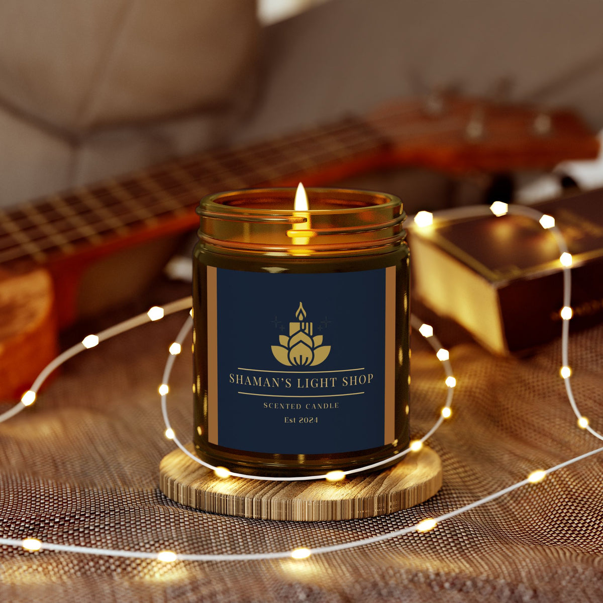 Scented Candles in Multiple Scents (4oz, 9oz) (Coconut Apricot Wax)
